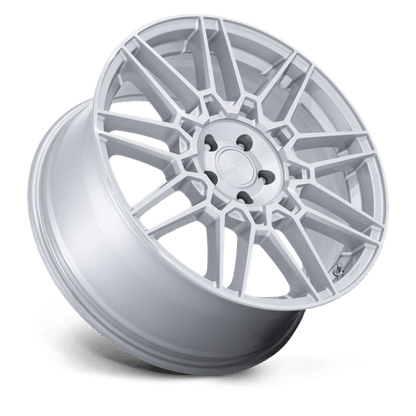 19x10.5 Rotiform RC215 TDX Silver W/ Machined Face Wheel 5x4.5 (35mm)