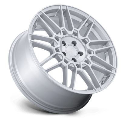 20x10 Rotiform RC215 TDX Silver W/ Machined Face Wheel 5x112 (10mm)