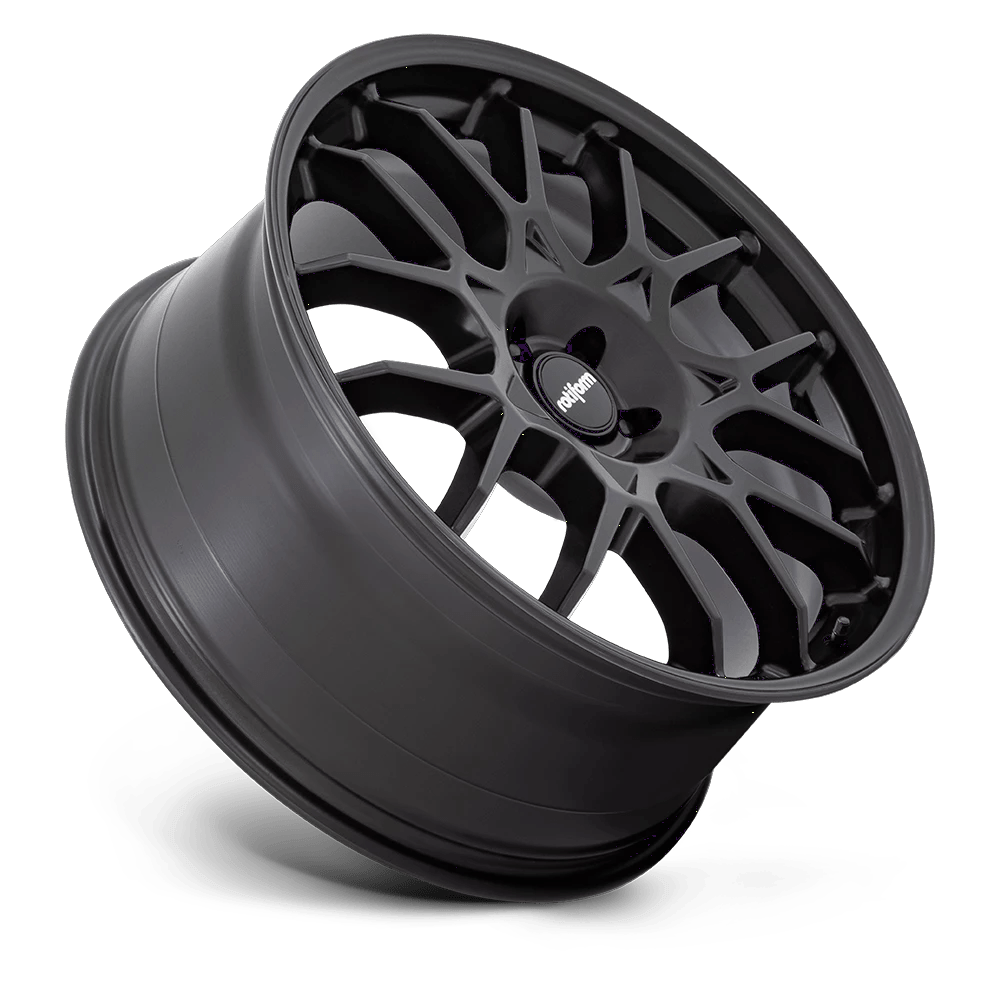 22x10 Rotiform R195 ZWS Matte Black Wheel 5x112 (10mm)