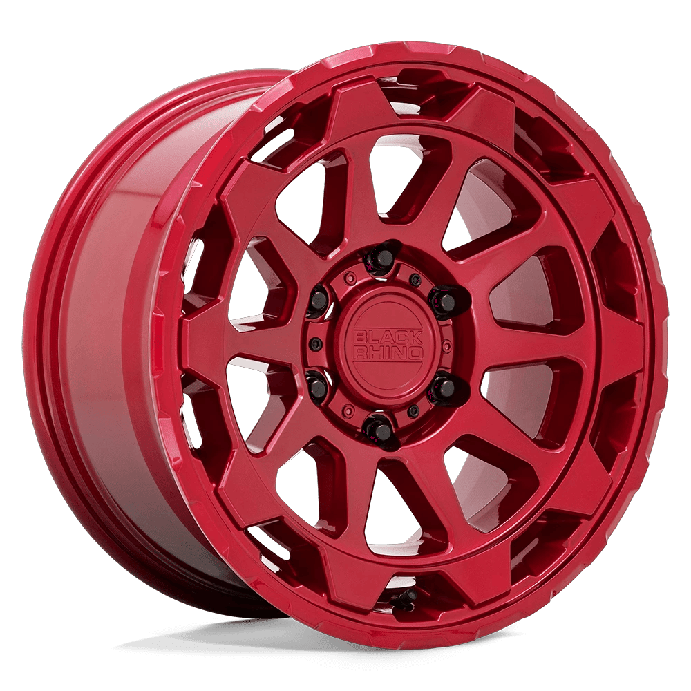 18x9 Black Rhino Rotor Candy Red Wheel 6x120 (12mm)