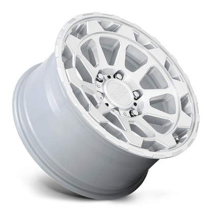 18x9 Black Rhino Rotor Gloss Silver With Mirror Cut Face Wheel 6x120 (12mm)
