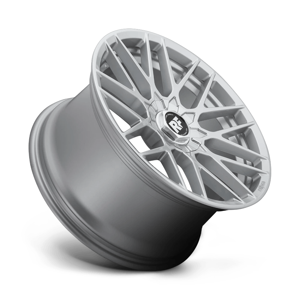 17x8 Rotiform R140 RSE Gloss Silver Wheel Blank (30mm)