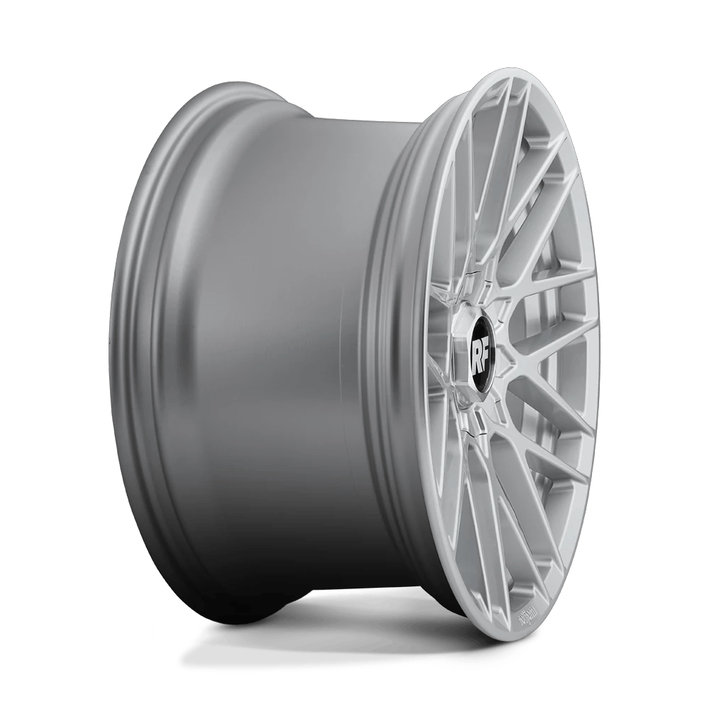 19x8.5 Rotiform R140 RSE Gloss Silver Wheel Blank (35mm)