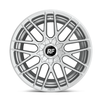 18x8.5 Rotiform R140 RSE Gloss Silver Wheel Blank (35mm)