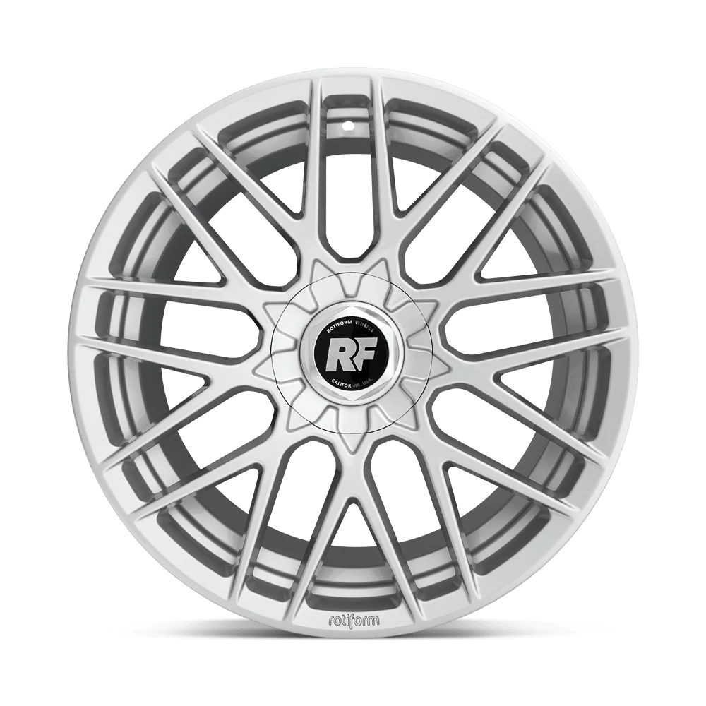 19x10 Rotiform R140 RSE Gloss Silver Wheel Blank (25mm)