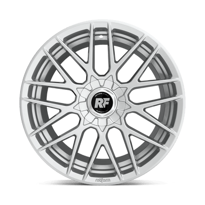 20x8.5 Rotiform R140 RSE Gloss Silver Wheel Blank (35mm)