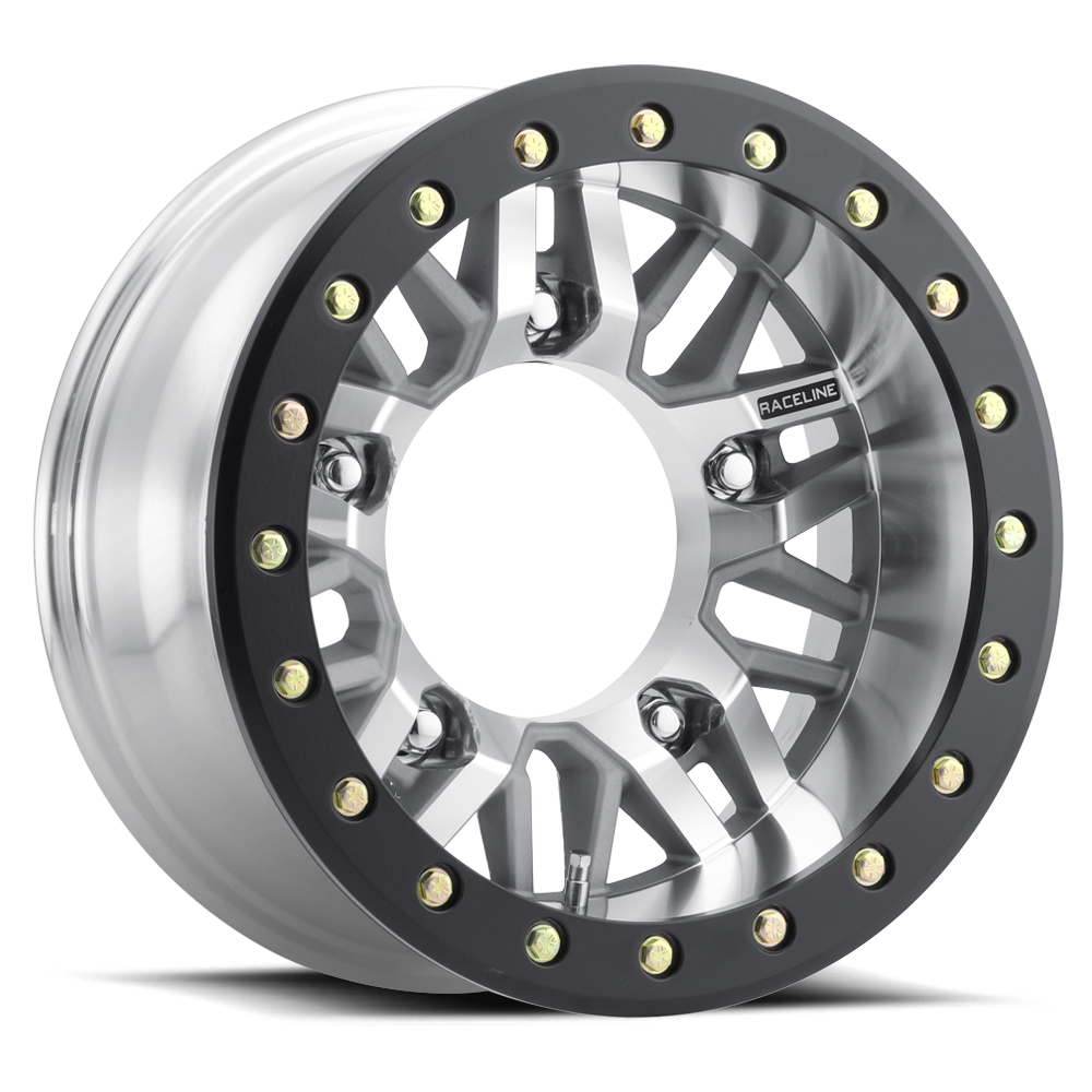 17x6.5 Raceline RTM291 Ryno Machined BEADLOCK Wheel 5x205 (-19mm)