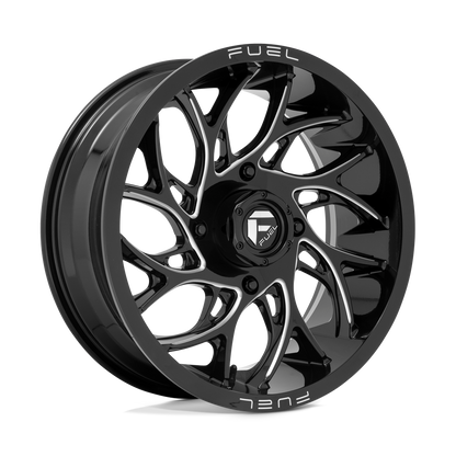 18x7 Fuel UTV D741 RUNNER Gloss Black Milled Wheel 4x137 (13mm)