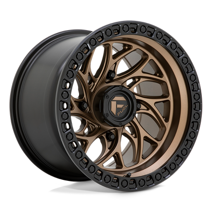 15x10 Fuel UTV D777 RUNNER UTV Bronze With Black Ring Wheel 4x156 (0mm)