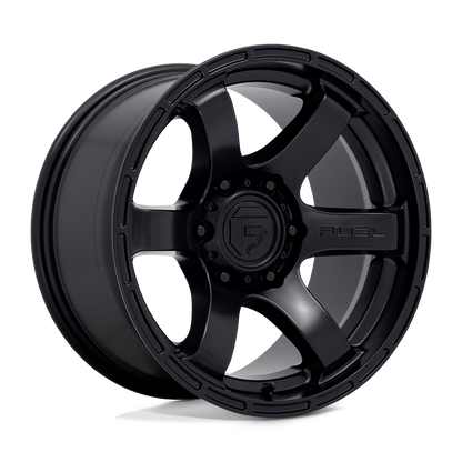 20x9 Fuel D766 RUSH Satin Black Wheel 5x5 (1mm)