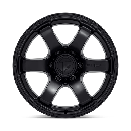 18x9 Fuel Off-Road D766 Rush Satin Black Wheel 6x5.5 (1mm)