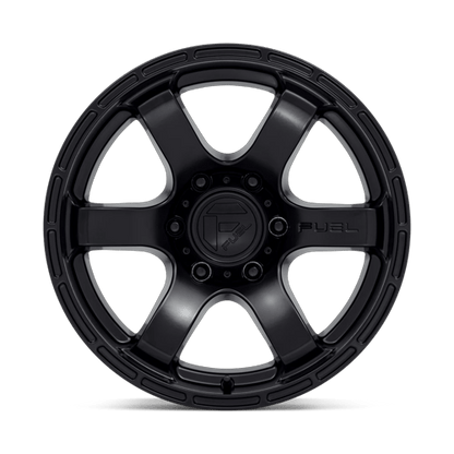 18x9 Fuel Off-Road D766 Rush Satin Black Wheel 6x5.5 (1mm)