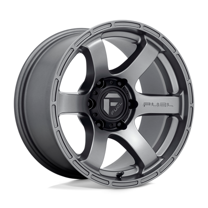 18x9 Fuel D767 RUSH Matte Gun Metal Wheel 6x5.5 (20mm)