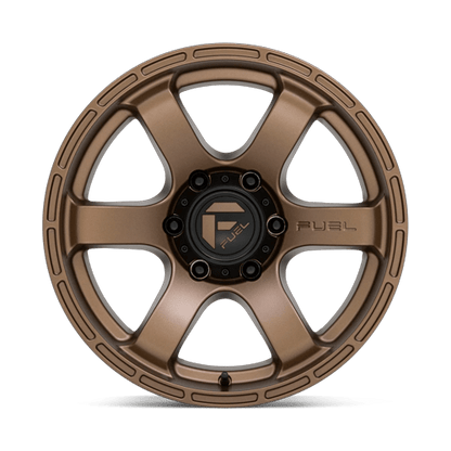 18x9 Fuel Off-Road D768 Rush Matte Bronze Wheel 6x5.5 (1mm)