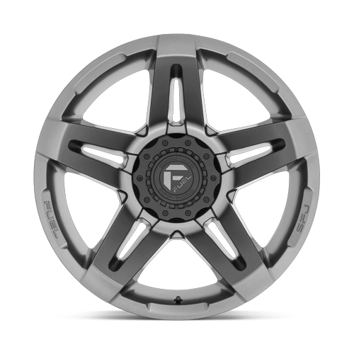 20x9 Fuel Off-Road D764 SFJ Matte Gunmetal Wheel 5x4.5/5x5 (1mm)