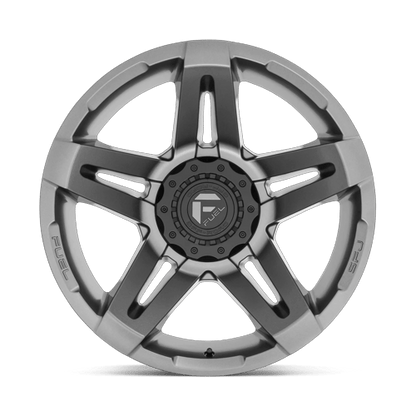 20x9 Fuel Off-Road D764 SFJ Matte Gunmetal Wheel 5x4.5/5x5 (1mm)