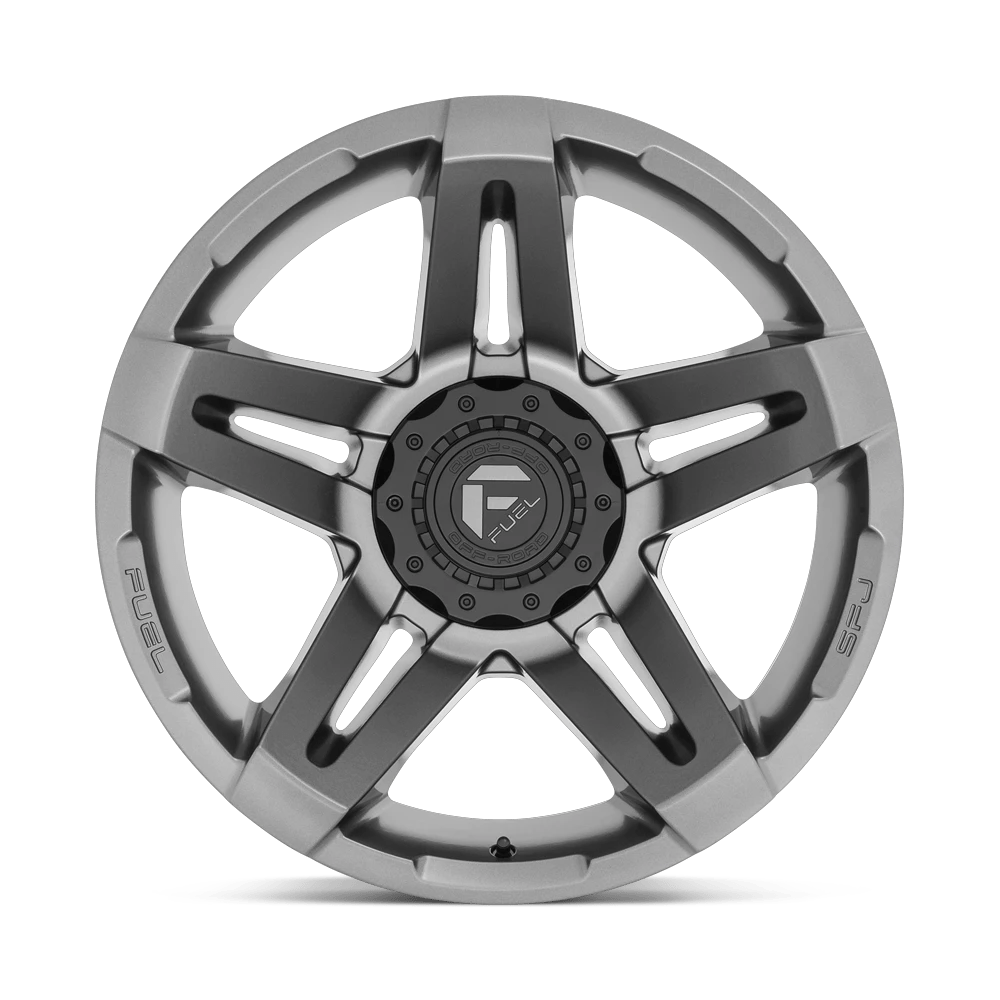 20x10 Fuel D764 SFJ Matte Gunmetal Wheel Blank (-18mm)