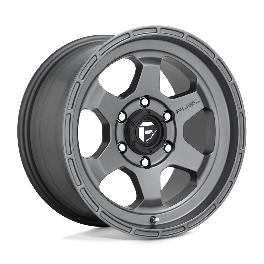 17x9 Fuel D665 SHOK MATTE GUN METAL Wheel 6x5.5 (20mm)