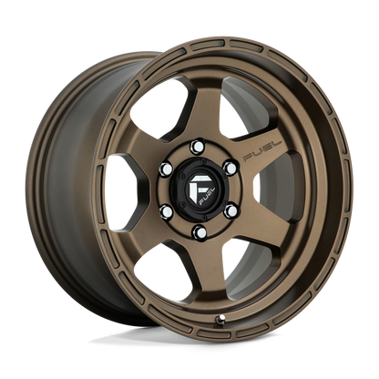 17x10 Fuel Off-Road D666 Shok Matte Bronze Wheel 6x5.5 (-18mm)