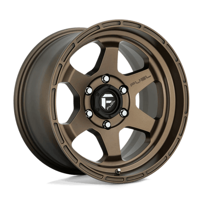 17x9 Fuel Off-Road D666 Shok Matte Bronze Wheel 6x5.5 (-12mm)