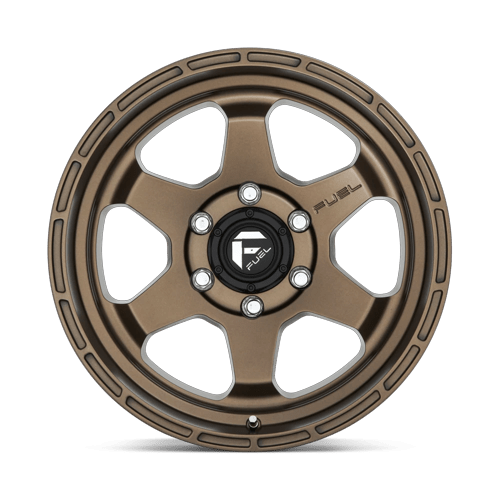 17x9 Fuel Off-Road D666 Shok Matte Bronze Wheel 6x5.5 (1mm)