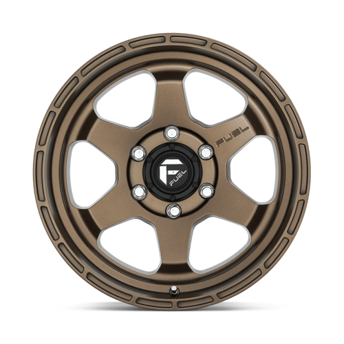 17x9 Fuel Off-Road D666 Shok Matte Bronze Wheel 6x5.5 (1mm)
