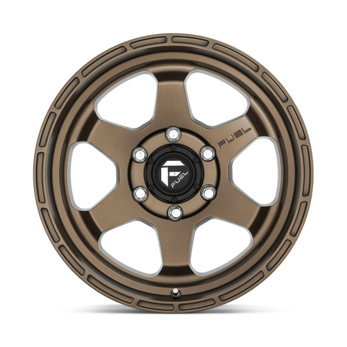 17x10 Fuel Off-Road D666 Shok Matte Bronze Wheel 6x5.5 (-18mm)