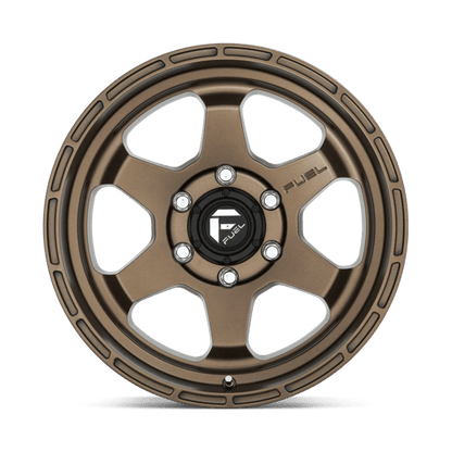 17x10 Fuel Off-Road D666 Shok Matte Bronze Wheel 6x5.5 (-18mm)