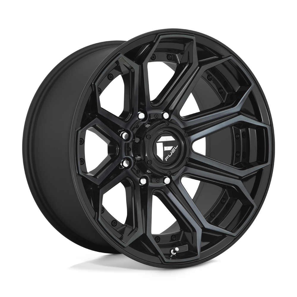 20x9 Fuel D704 SIEGE GLOSS MACHINED DOUBLE DARK TINT Wheel 8x6.5 (20mm)