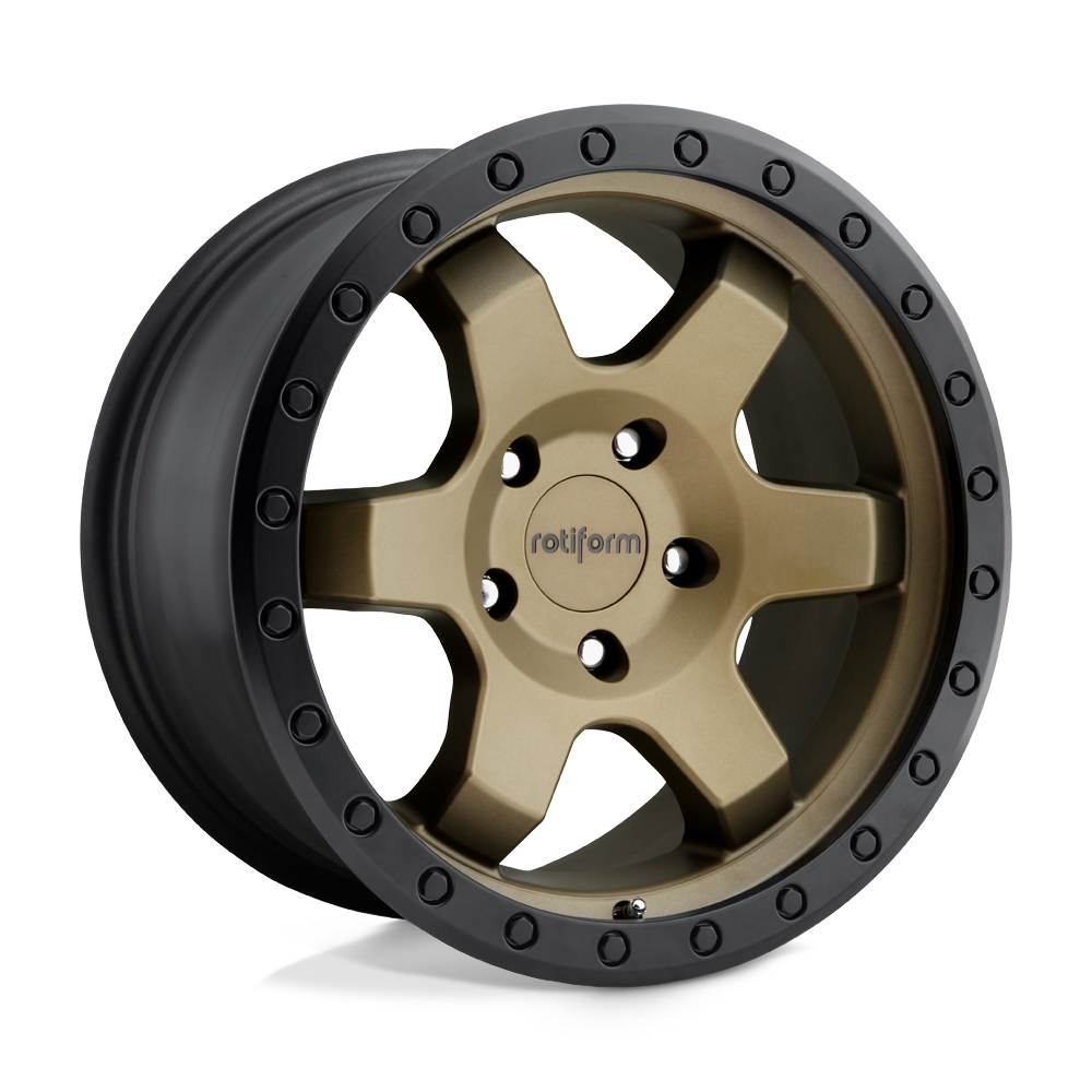 17x9 Rotiform R150 SIX-OR MATTE BRONZE BLACK BEAD RING Wheel 6x5.5 (1mm)