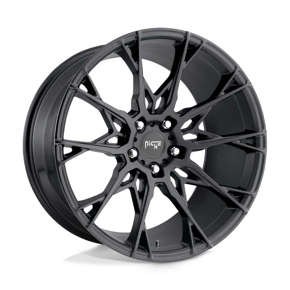 20x10 Niche M183 STACCATO MATTE BLACK Wheel 5x120 (40mm)