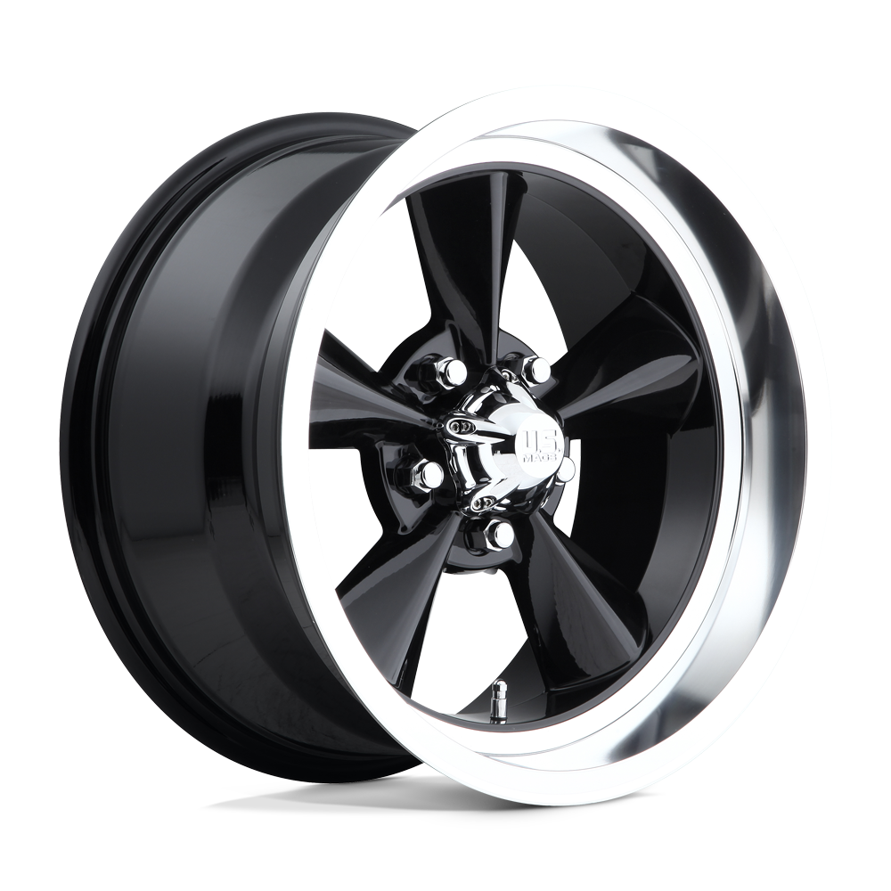 17x8 US Mags U107 STANDARD GLOSS BLACK Wheel 5x4.5 (1mm)