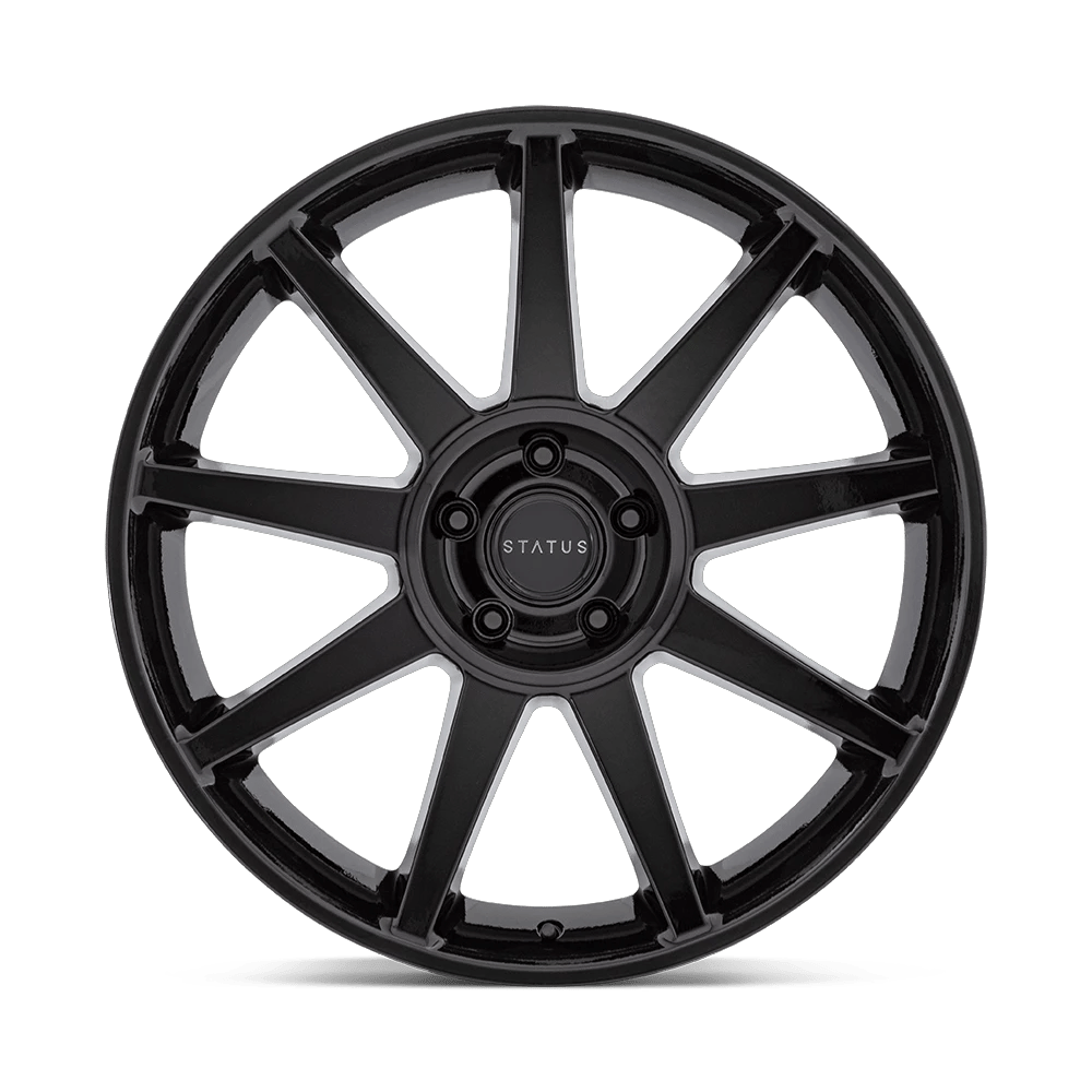 22x9.5 Status Mammoth Gloss Black Wheel 5x4.5 (30mm)