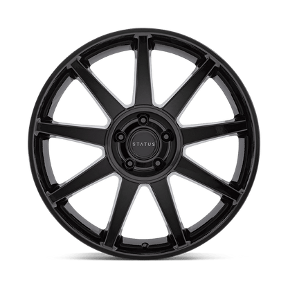 22x9.5 Status Mammoth Gloss Black Wheel 5x4.5 (30mm)
