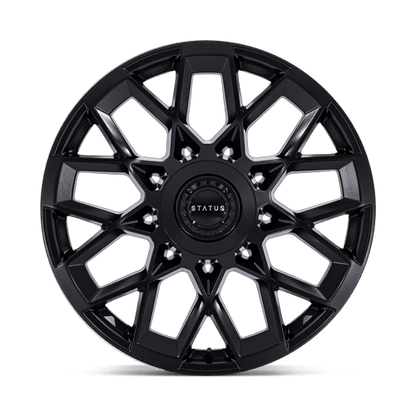 24x10 Status ST005 Matrix Matte Black Wheel 5x112/5x120 (20mm)