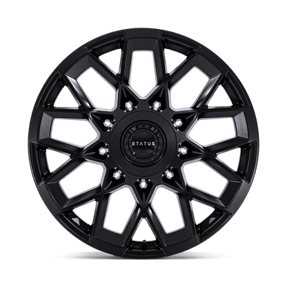 24x10 Status ST005 Matrix Matte Black Wheel 5x120/5x130 (35mm)