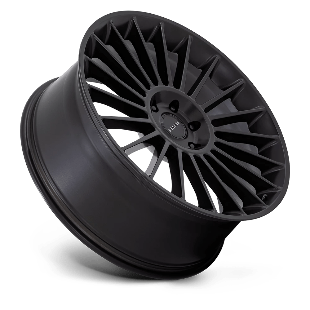 24x10 Status Venti Matte Black Wheel 5x120 (35mm)