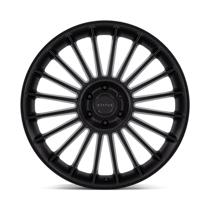 24x10 Status Venti Matte Black Wheel 5x120 (35mm)