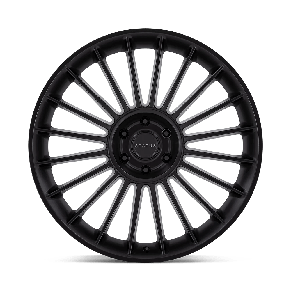 24x10 Status Venti Matte Black Wheel 5x120 (35mm)