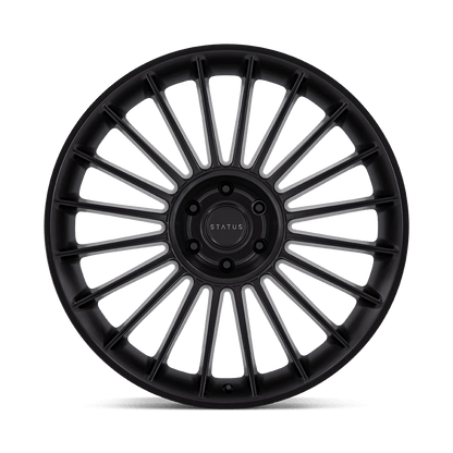 24x10 Status Venti Matte Black Wheel 5x120 (35mm)