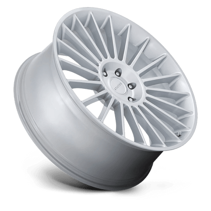 22x9.5 Status Venti Gloss Silver Wheel 6x5.5 (25mm)