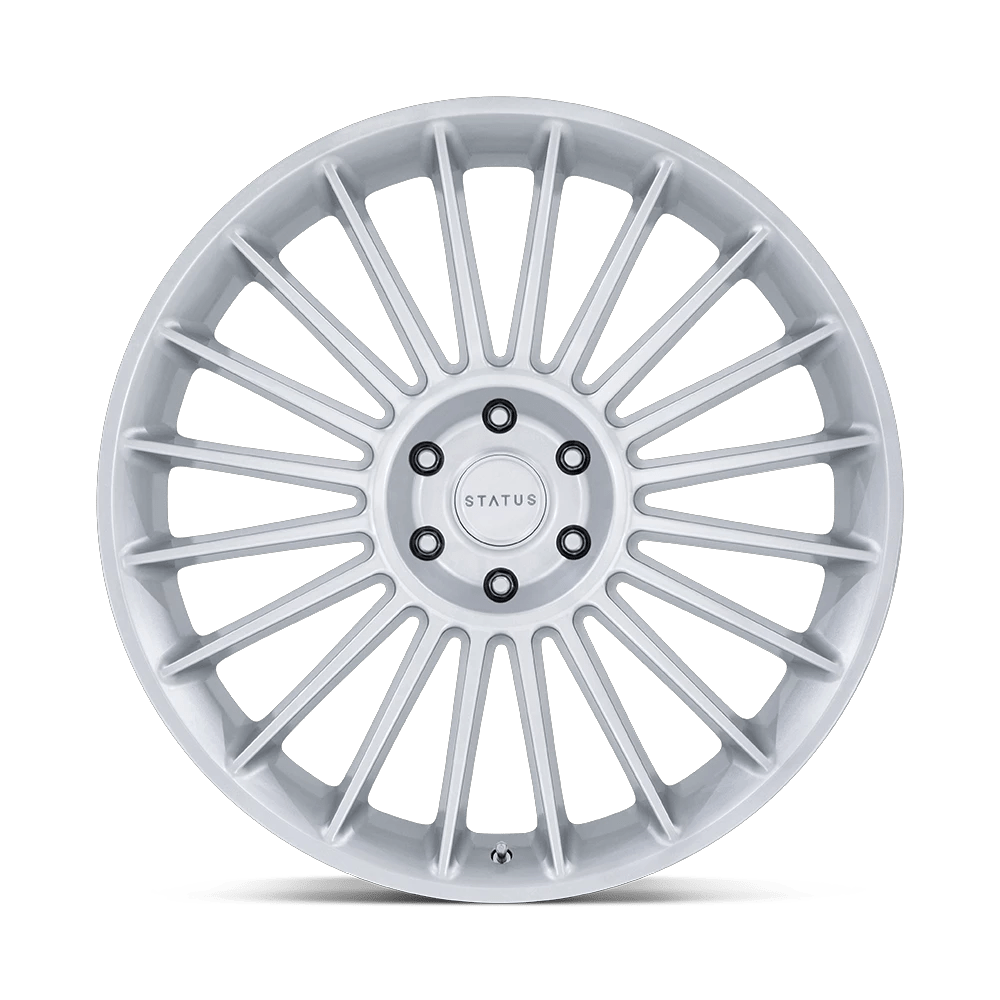 22x9.5 Status Venti Gloss Silver Wheel 6x5.5 (25mm)
