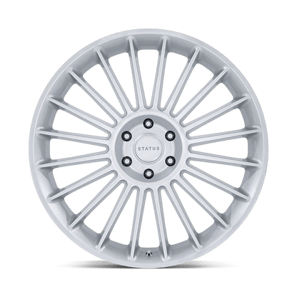 22x9.5 Status Venti Gloss Silver Wheel 6x5.5 (25mm)