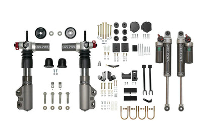 STAGE 5 - SPRINTER 2500 2WD, 07-18 - 2 INCH LIFT - 3.3 STRUTS AND SHOCKS, LIGHT/MID TUNE