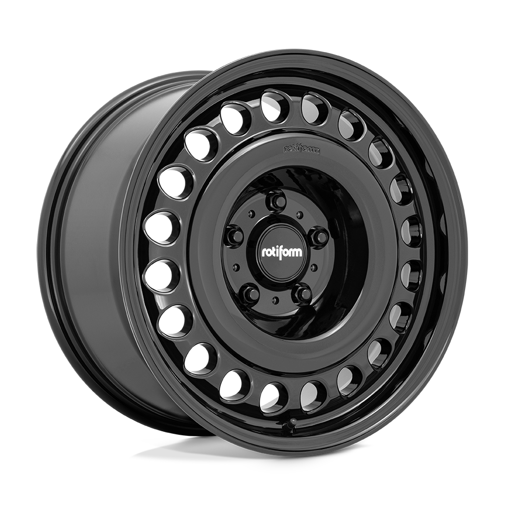 17x9 Rotiform R191 STL Gloss Black Wheel 6x5.5 (0mm)