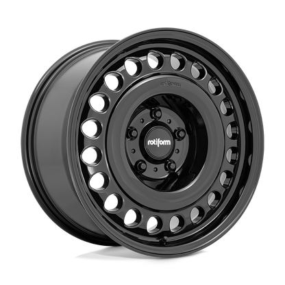 17x9 Rotiform R191 STL Gloss Black Wheel 6x5.5 (0mm)