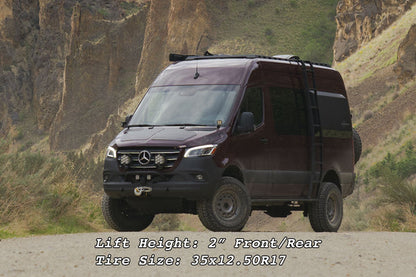 STAGE 5 - SPRINTER 2500 4X4, 19-22 - 2 INCH LIFT - FALCON 2.1 SHOCKS, HEAVY TUNE