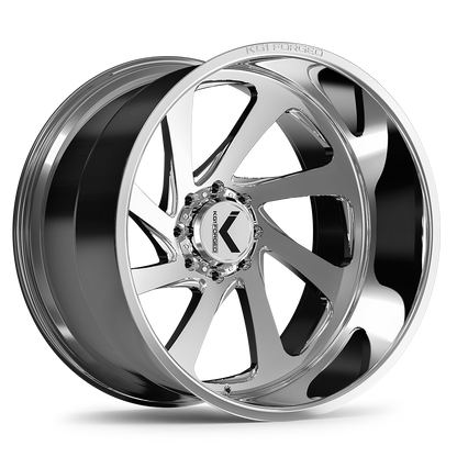 26x14 KG1 KC020 Swoop Polished LEFT DIRECTIONAL FORGED Wheel 8x170 (-76mm)
