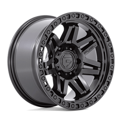 17x9 Fuel Off-Road D810 Syndicate Blackout Wheel 6x5.5 (1mm)