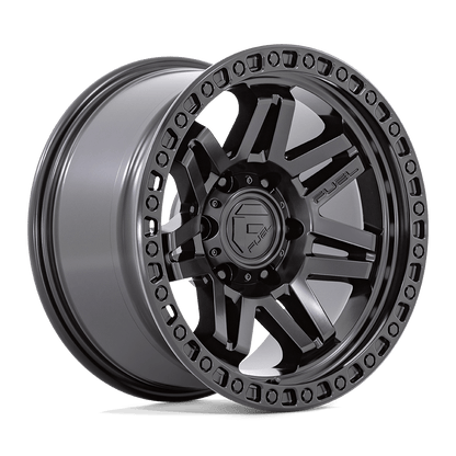 17x9 Fuel Off-Road D810 Syndicate Blackout Wheel 6x5.5 (1mm)